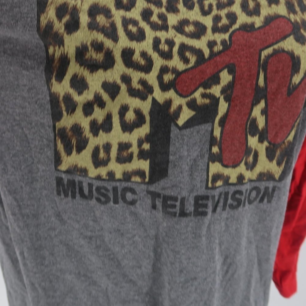 MTv Music Television Baseball Style 3/4 Sleeve T-Shirt Size Medium - Picture 3 of 6
